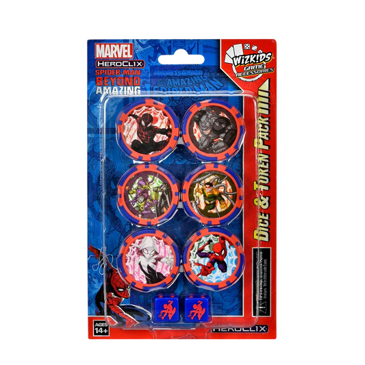 Marvel HeroClix: Spider-Man Beyond Amazing Dice & Token Pack (New in Box)