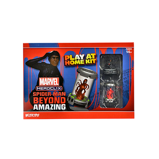 Marvel HeroClix: Spider-Man Beyond Amazing Play at Home Kit Miles Morales (Prepainted)