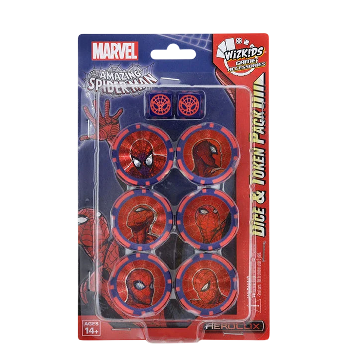 Marvel HeroClix: Spider-Man Dice & Token Pack (New in Box)