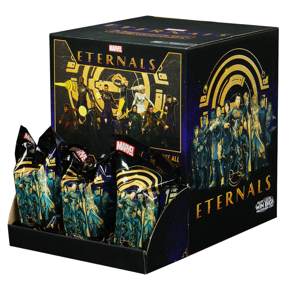 Marvel HeroClix: The Eternals Movie Countertop Display (Prepainted)
