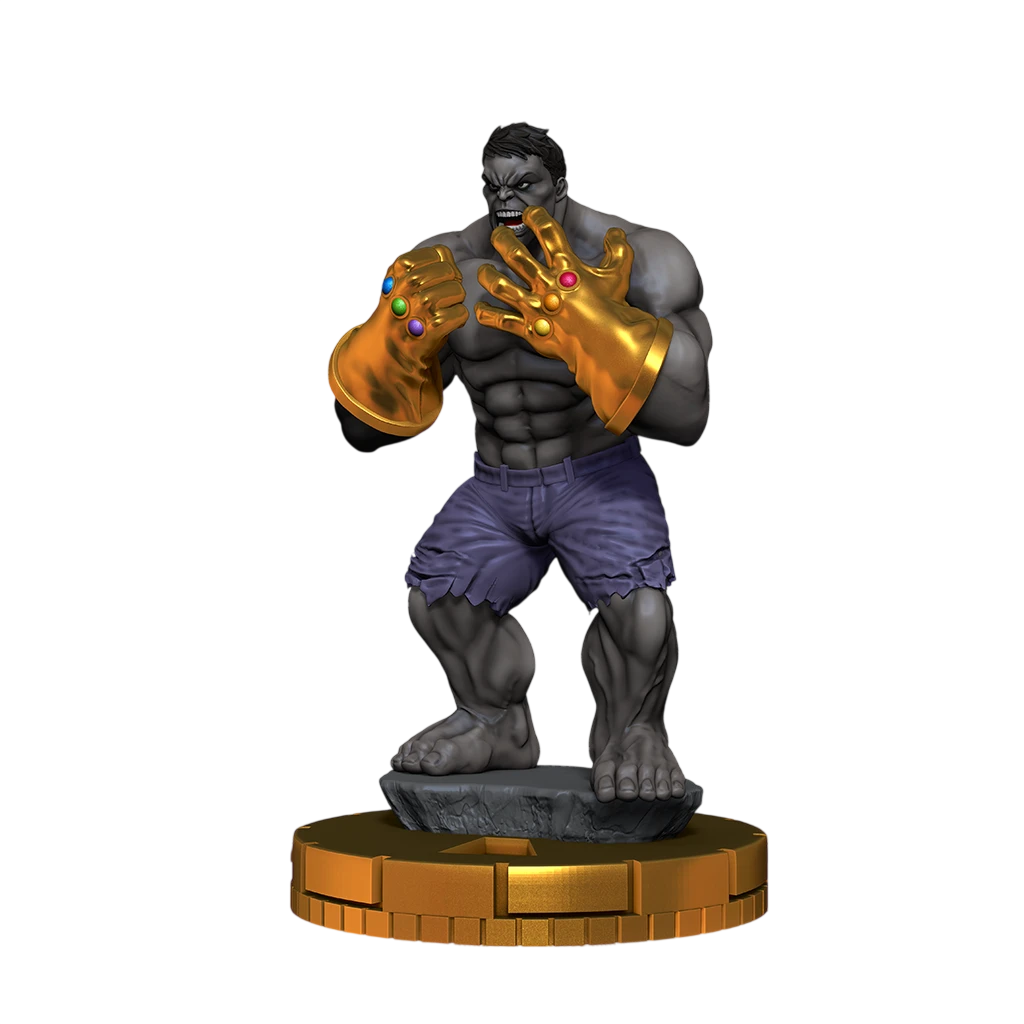 Marvel HeroClix: Ultimate Hulk (Prepainted) (Assembled)