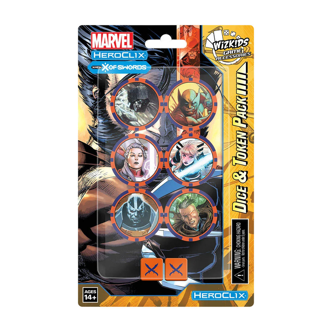 Marvel HeroClix: X-Men X of Swords Dice and Token Pack (New in Box)