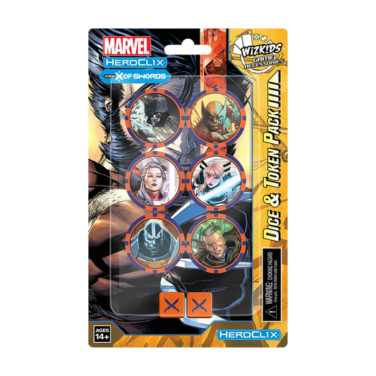 Marvel HeroClix: X-Men X of Swords Dice and Token Pack (New in Box)