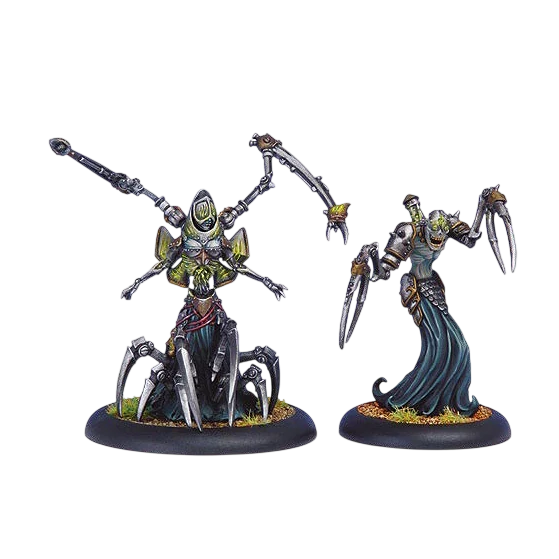 Master Necrotech Mortenebra & Deryliss (Custom Painted) (Assembled)