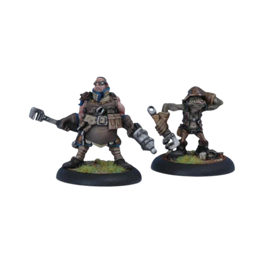 Mechanik & Goblin Bodger (Custom Painted) (Assembled)