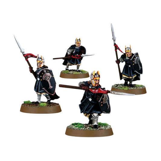 Men of Gondor - Spearmen (Unpainted) (Assembled)