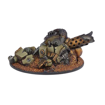 Mercenary Heavy Warjack Wreck Marker (Unpainted) (Assembled)