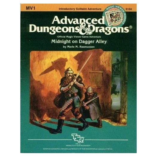 Midnight on Dagger Alley (Advanced Dungeons & Dragons Module Mv1) (1984)