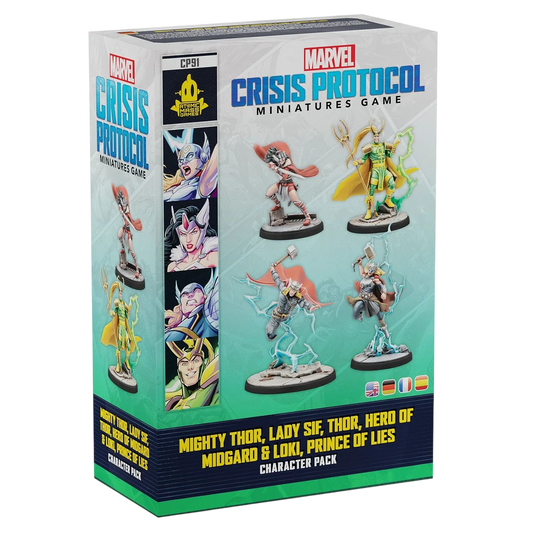 Mighty Thor, Lady Sif, Thor, Hero of Midgard & Loki, Prince of Lies (New on Sprue)