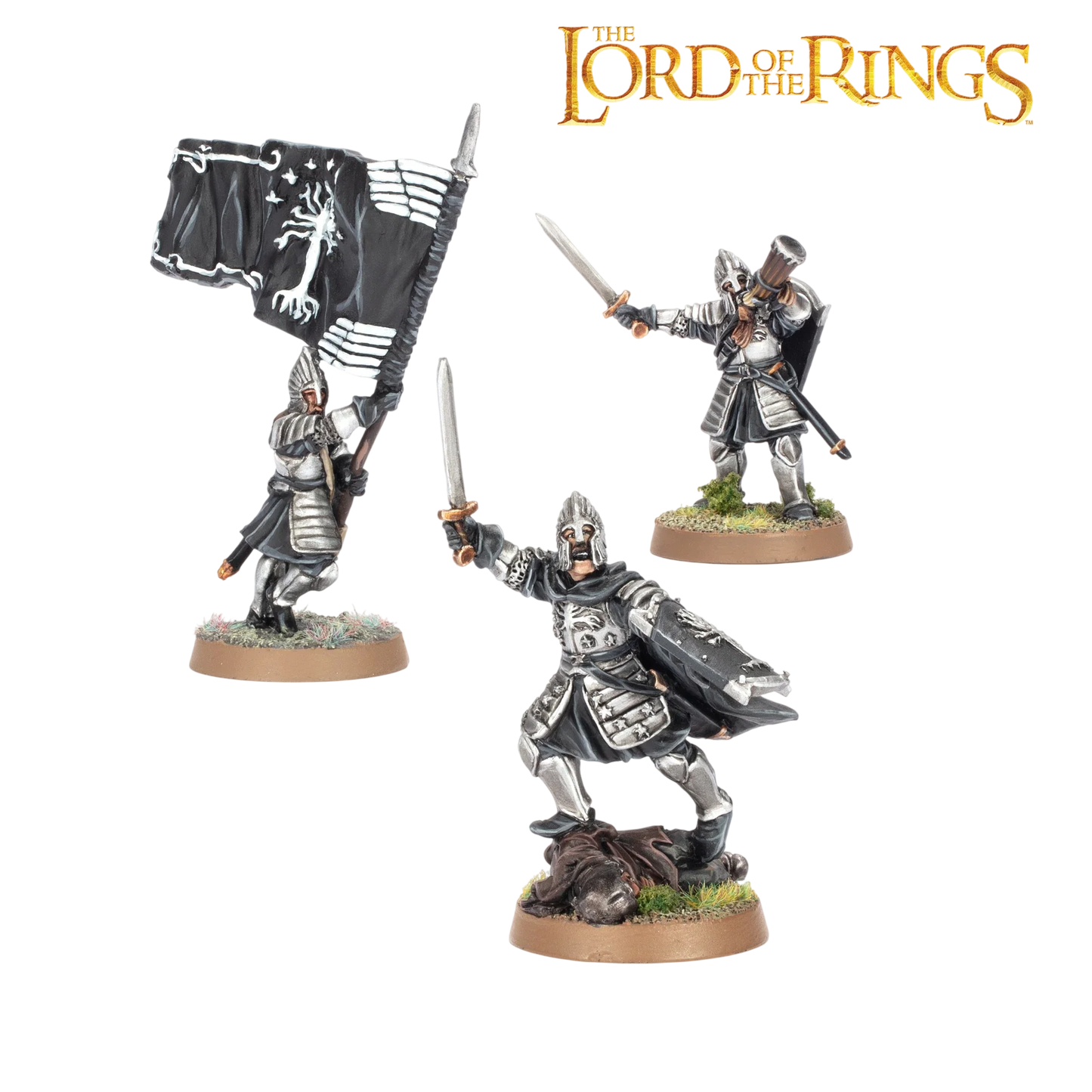 Minas Tirith™ Commanders (Unpainted) (Assembled)