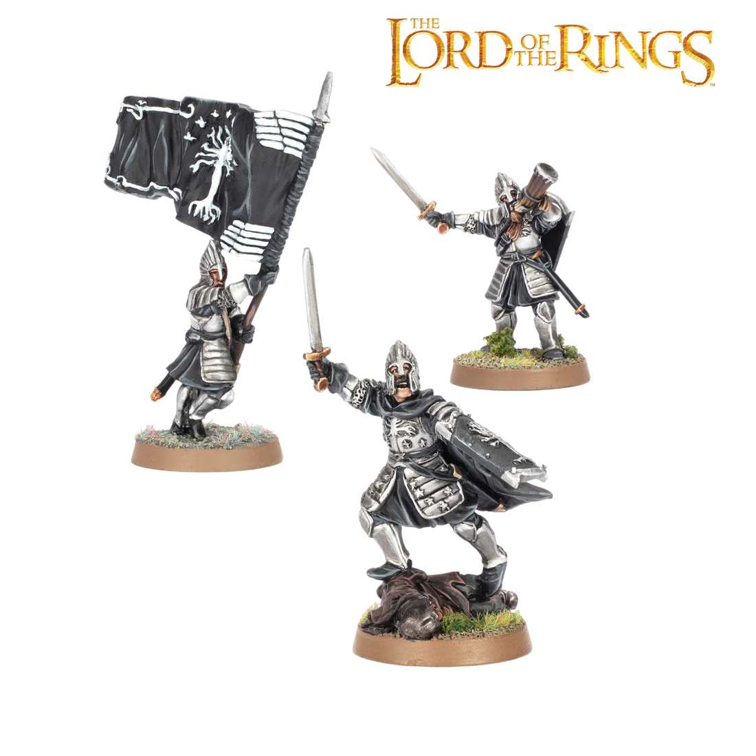 Minas Tirith Commanders (Custom Painted) (Assembled)