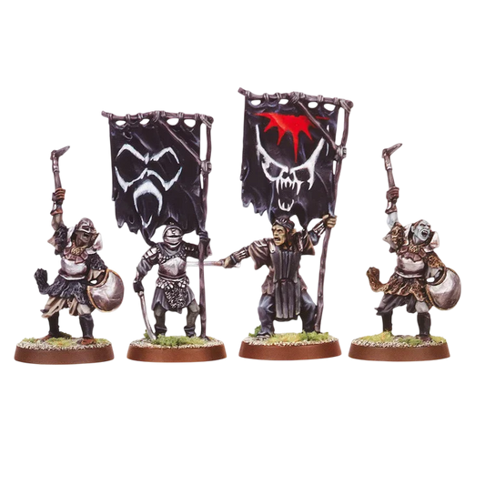 Mordor Orcs Command (Unpainted) (Assembled)