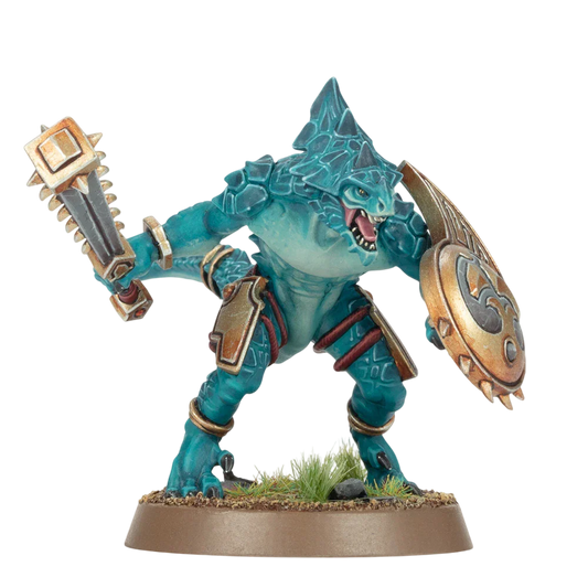 MotM 2026 June - Saurus Warrior (Custom Painted) (Assembled)