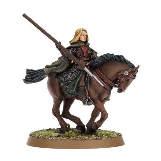 Mounted Éowyn (Unpainted) (Assembled)