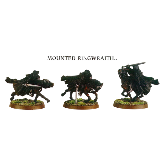 Mounted Ringwraiths (Custom Painted) (Assembled)