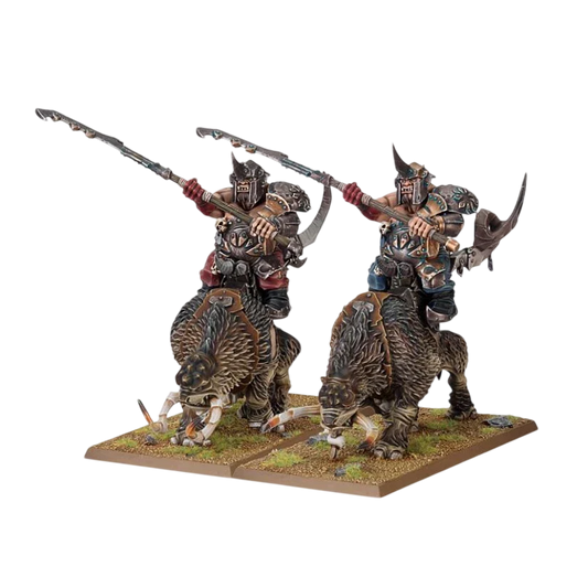 Mournfang Cavalry (Unpainted) (Assembled)