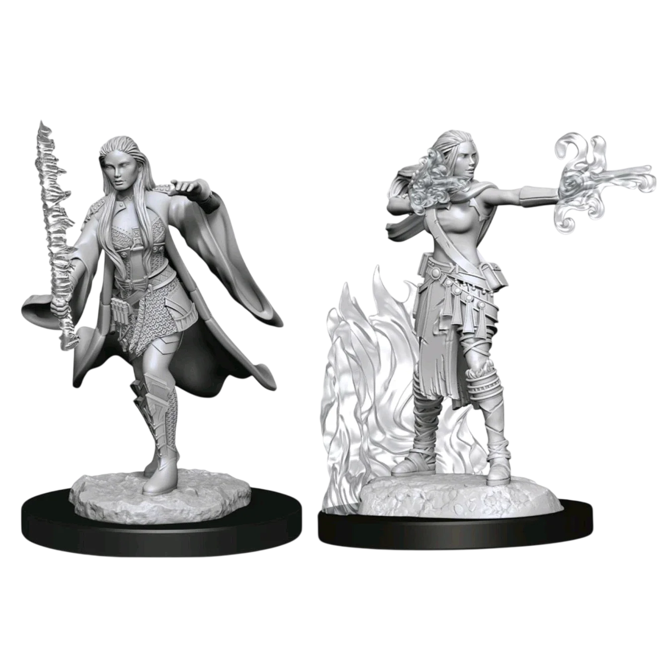 Multiclass Warlock + Sorcerer Female (Custom Painted)