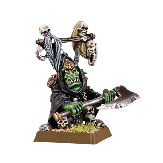 Night Goblin Boss with Great Axe (Custom Painted) (Assembled)
