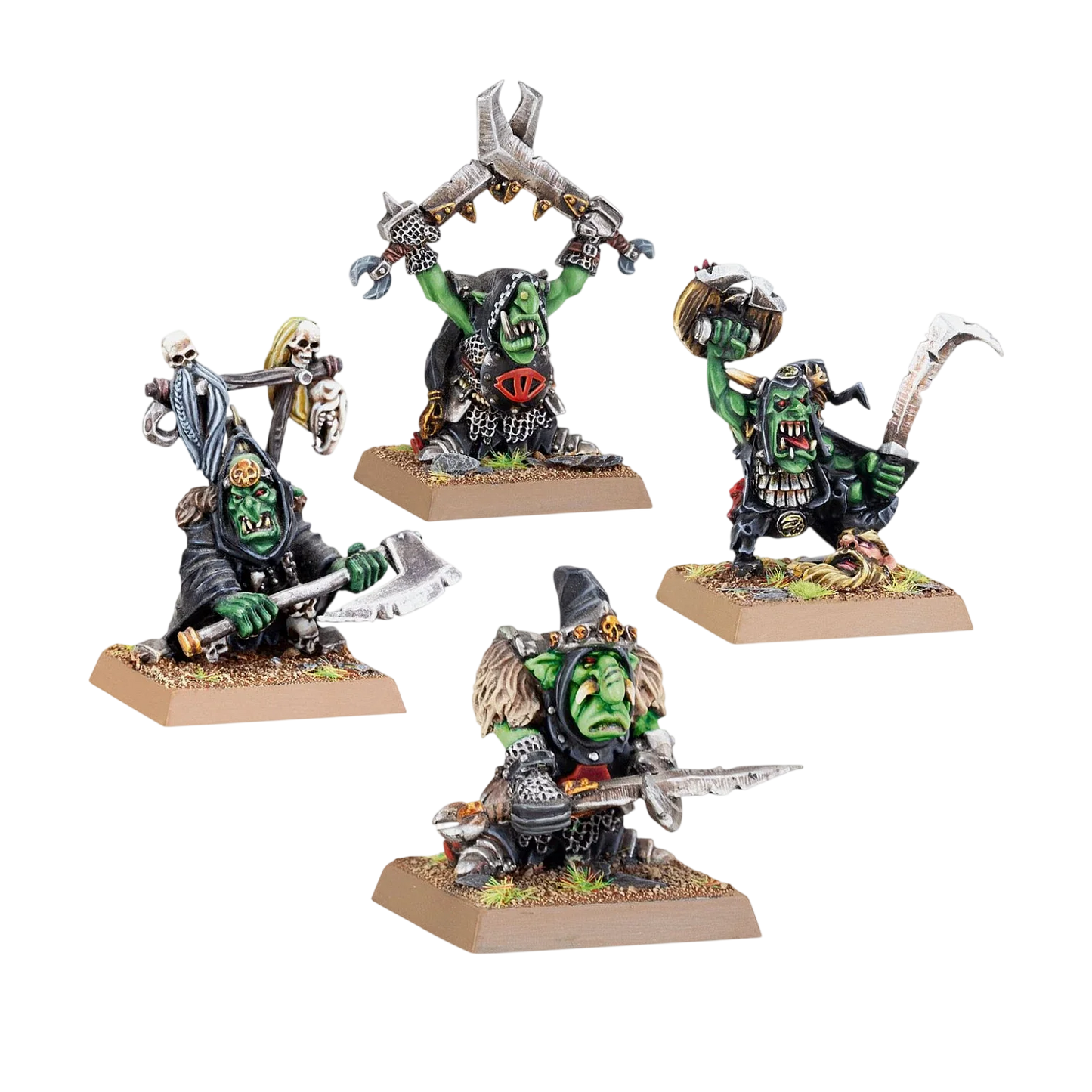 Goblin Bosses (Unpainted) (Assembled)