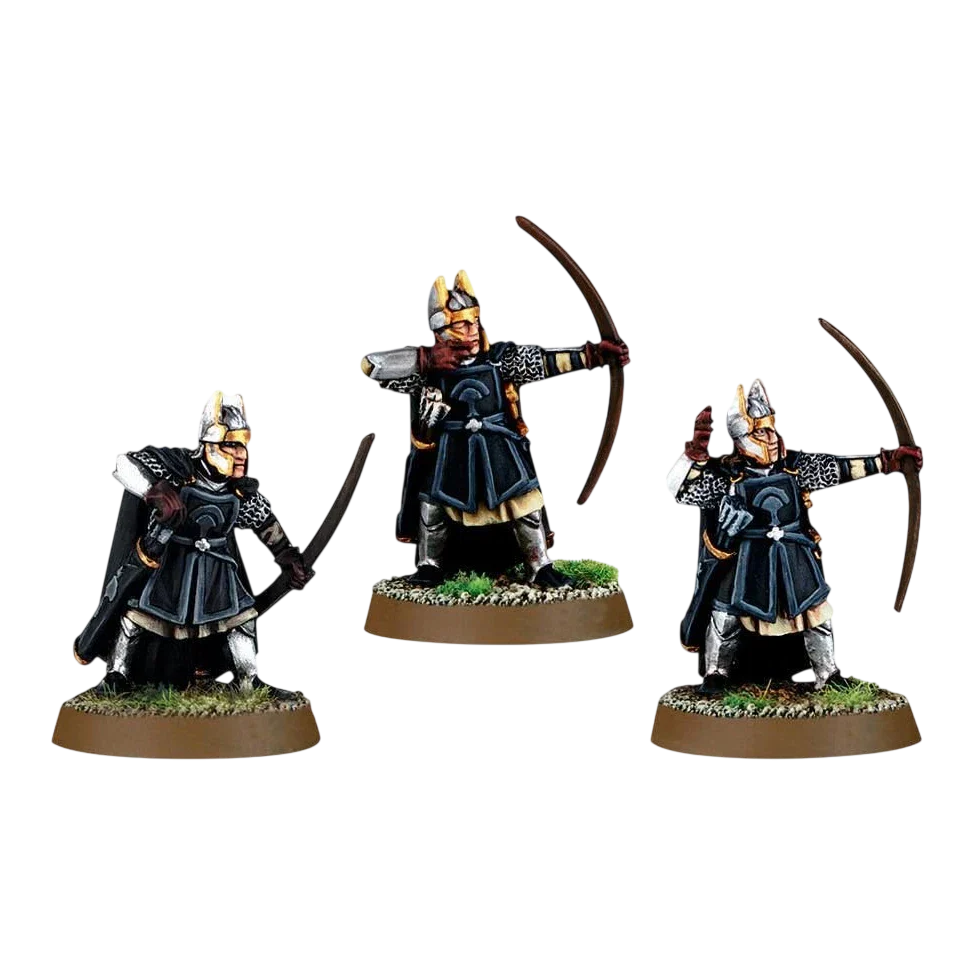 Númenórean Bowmen (Custom Painted) (Assembled)