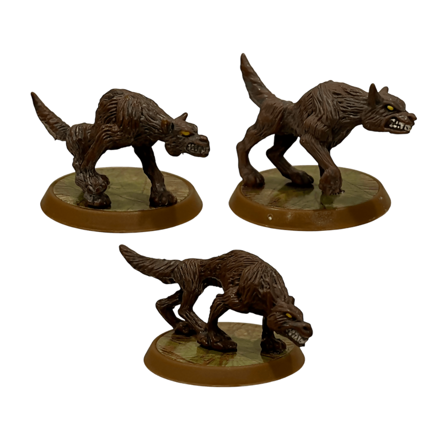 Wolves of Badru Prepainted Miniatures From Heroscape Expansion Set: Defenders of Kinsland