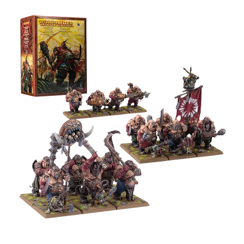 Ogre Kingdoms Battalion (Unpainted) (Assembled)