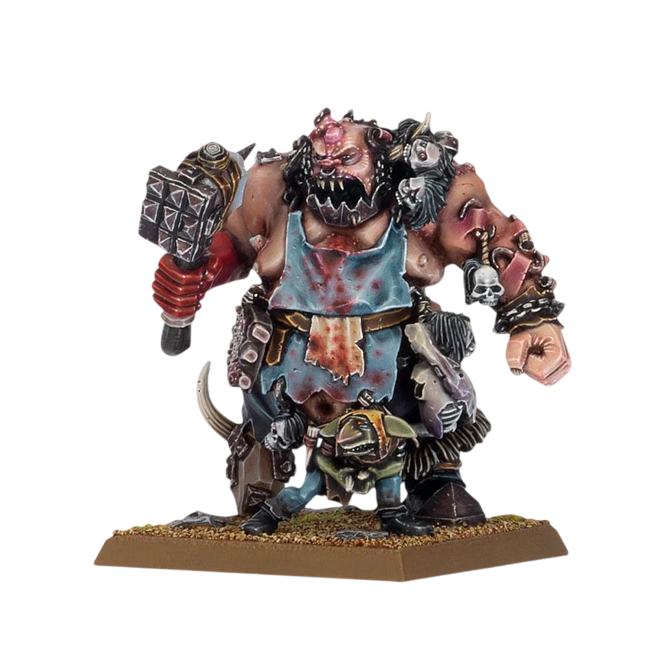 Ogre Slaughtermaster / Butcher (Unpainted) (Assembled)