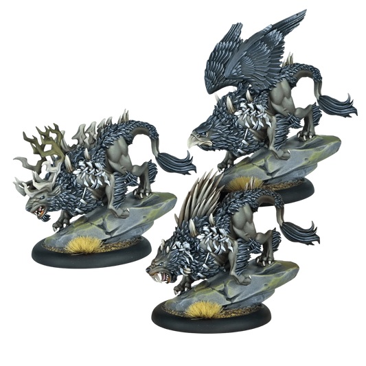 Old Umbrey Feral Warbeast (Unpainted) (Assembled)