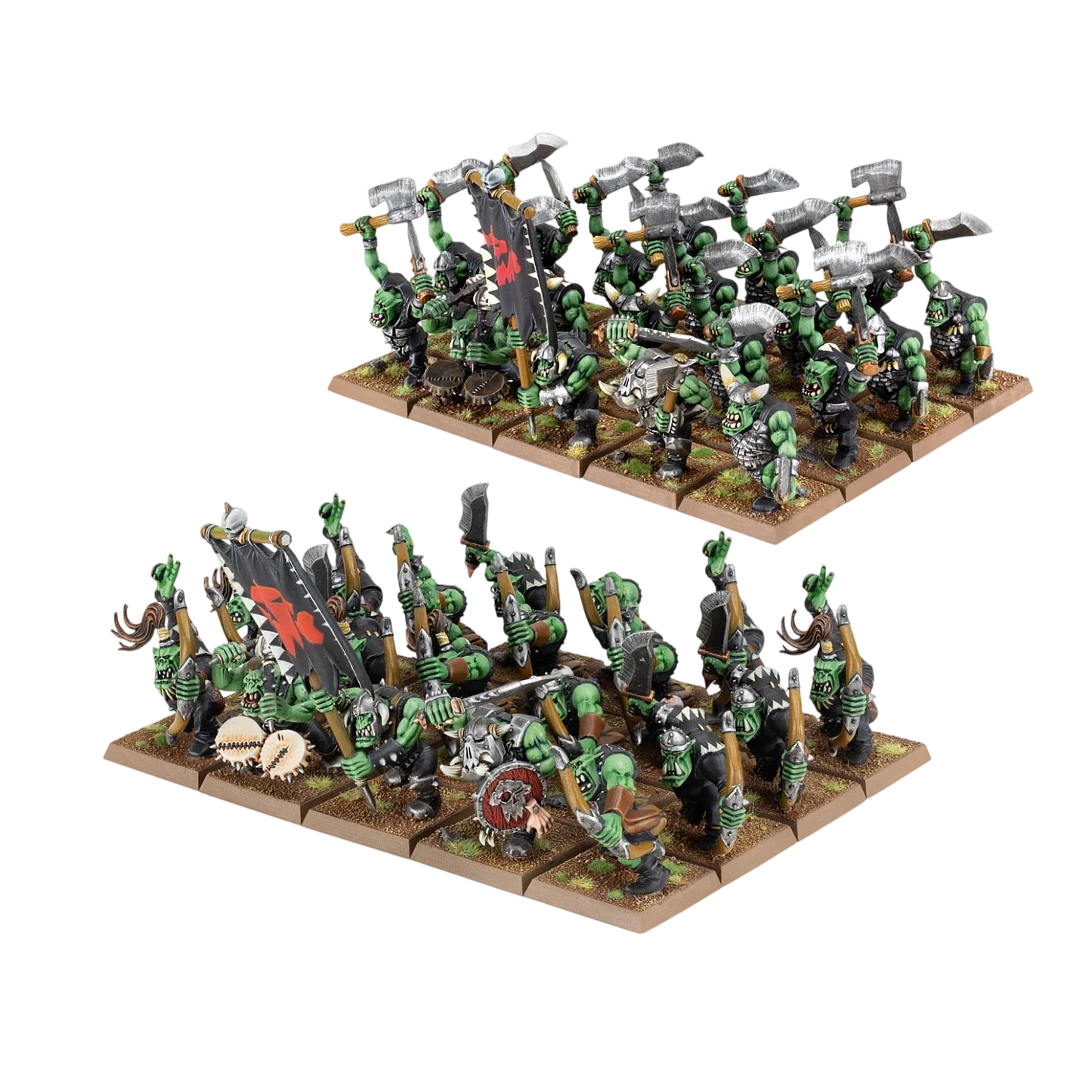 Orc Boyz Mob (Unpainted) (Assembled)