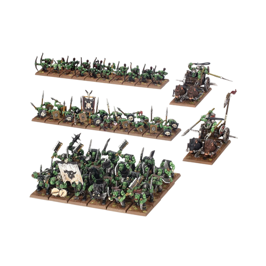 Orc & Goblin Tribes Battalion (Custom Painted) (Assembled)