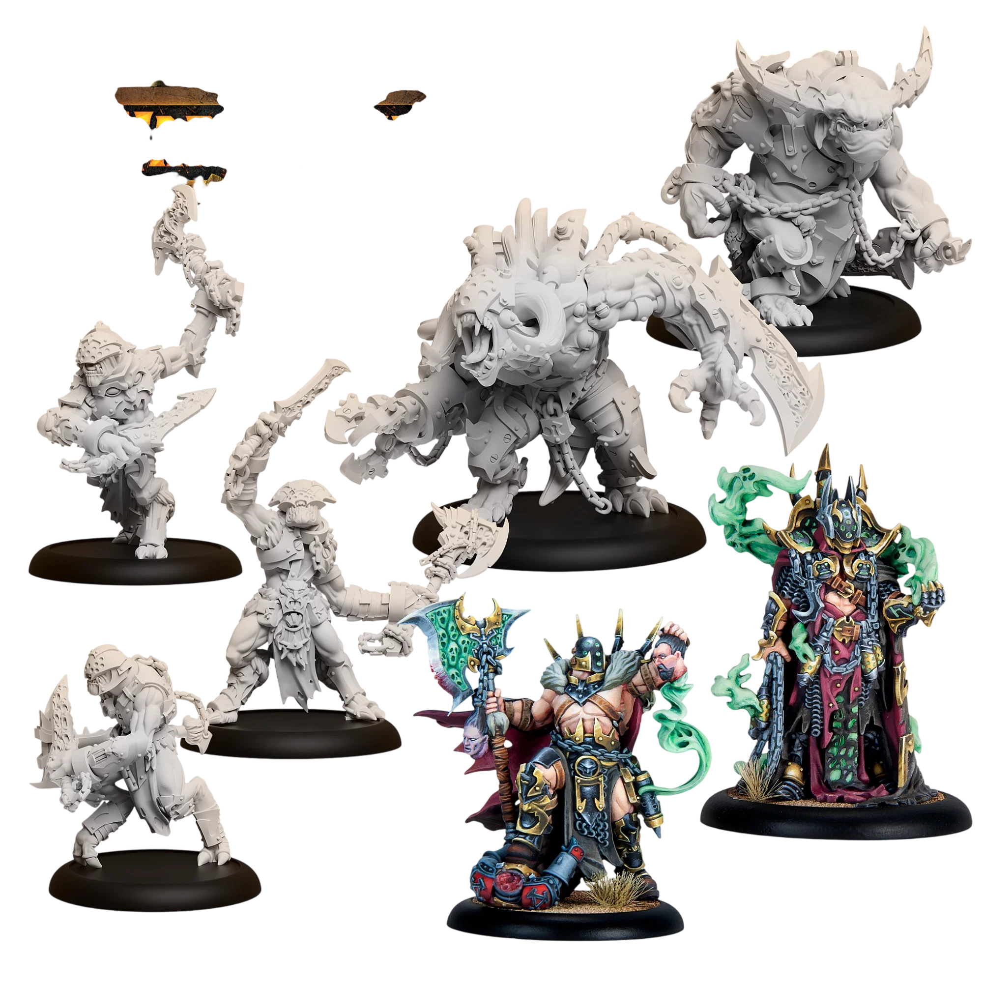 Warmachine | Orgoth Sea Raiders Command Starter | Unpainted and ...