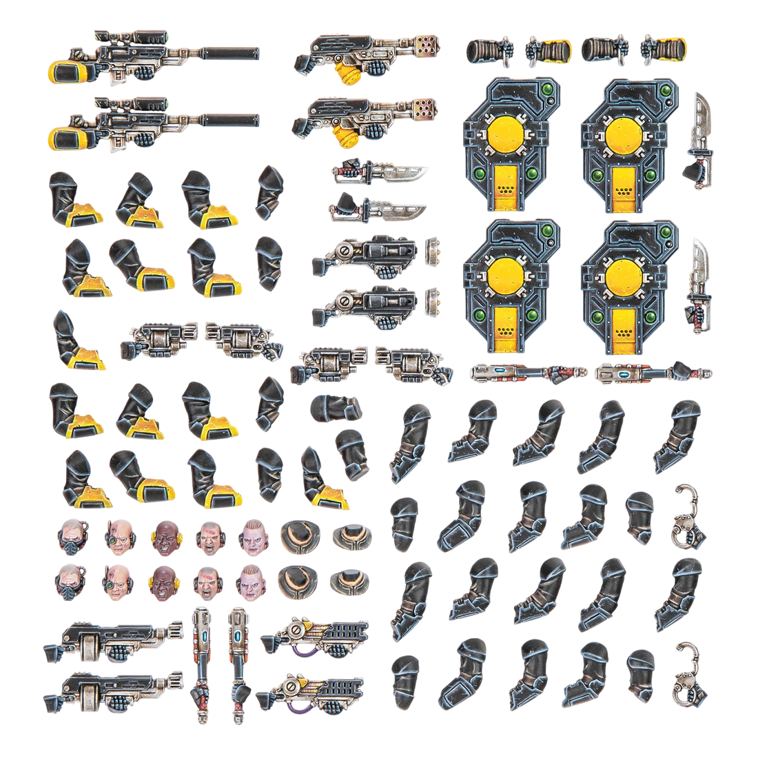 Palanite Enforcer Weapons & Upgrades (New on Sprue)