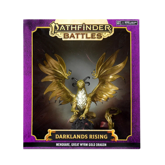 Pathfinder Battles: Darklands Rising: Mengkare, Great Wyrm Premium Set (Custom Painted)