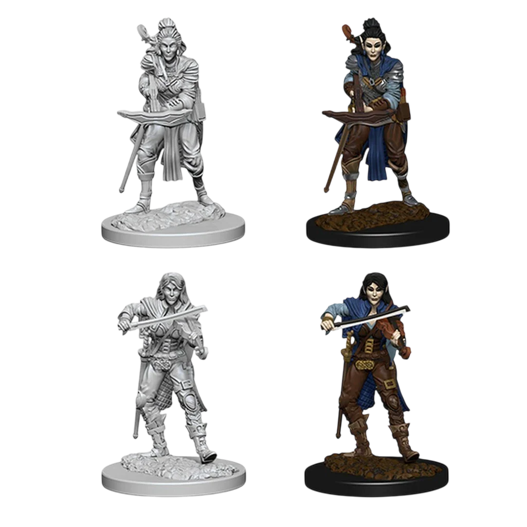 Pathfinder Battles Deep Cuts: Elf Female Bard (Unpainted)
