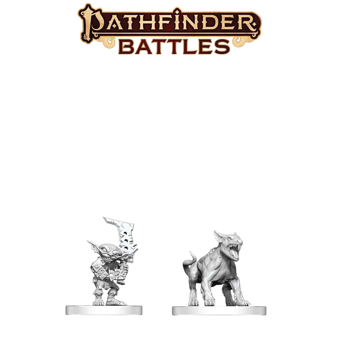 Pathfinder Battles Deep Cuts: Goblin Commando & Goblin Dog (Unpainted)