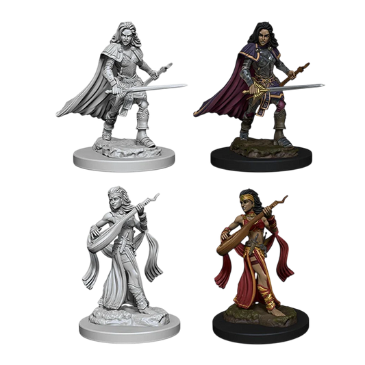 Pathfinder Battles Deep Cuts: Human Female Bard (Unpainted)