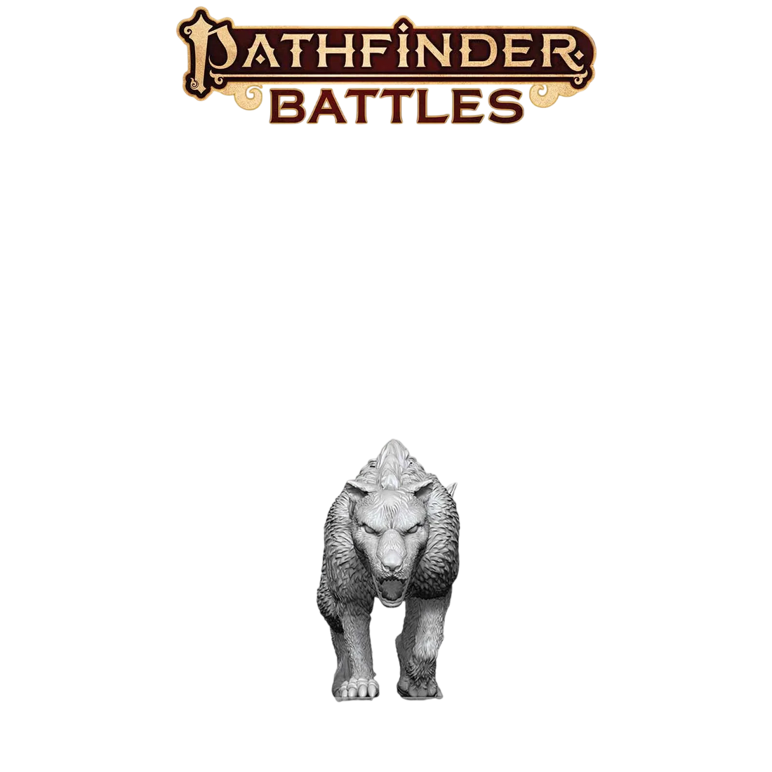 Pathfinder Battles Deep Cuts: Hyaenodon (Custom Painted)