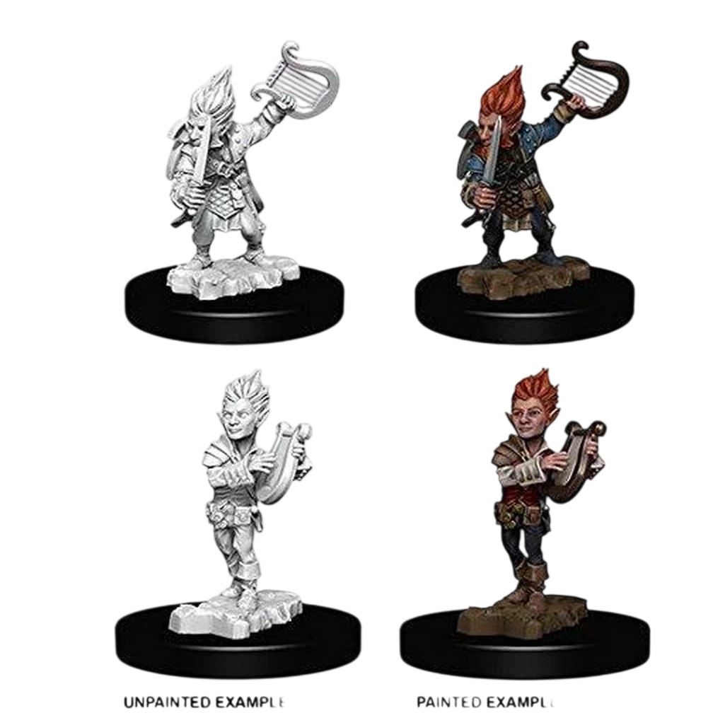 Pathfinder Battles Deep Cuts: Gnome Male Bard (Unpainted)