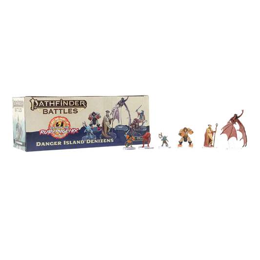 Pathfinder Battles: Fists of the Ruby Phoenix: Danger Island Denizens Boxed Set (Prepainted) (New in Box)