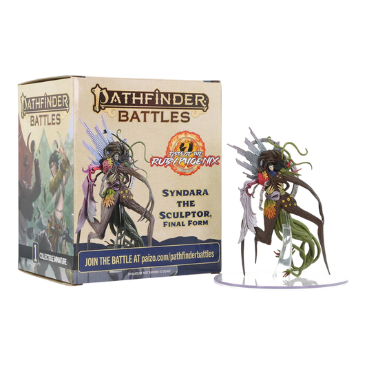 Pathfinder Battles: Fists of the Ruby Phoenix: Syndara the Sculptor, Final Form Boxed Figure (Prepainted)