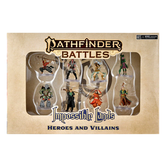 Pathfinder Battles: Impossible Lands: Heroes and Villains Boxed Set (Custom Painted)