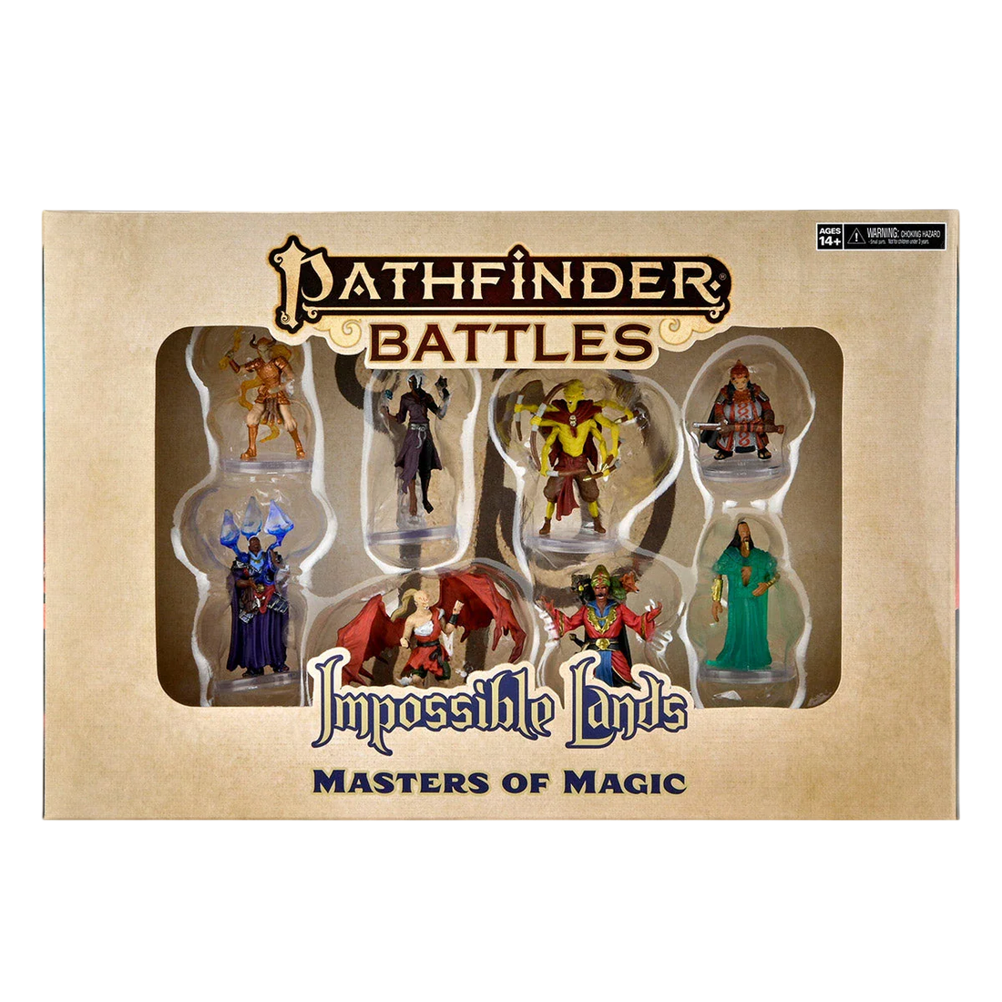 Pathfinder Battles: Impossible Lands: Masters of Magic Boxed Set (Custom Painted)