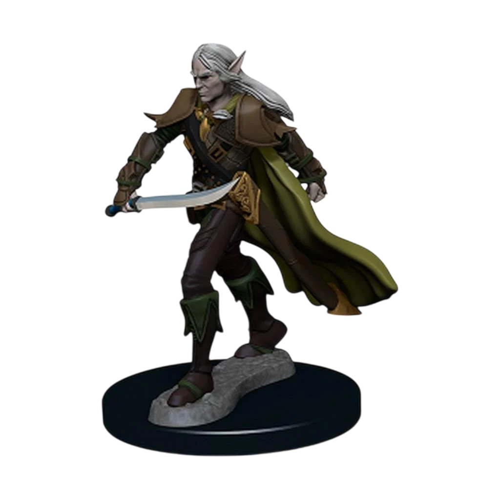 Pathfinder Battles: Premium Painted Figure: Elf Fighter Male (Prepainted)