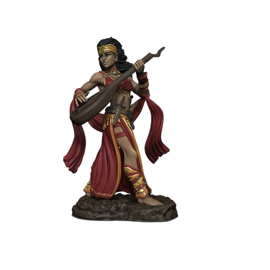 Pathfinder Battles: Premium Painted Figure: Female Human Bard (Custom Painted)
