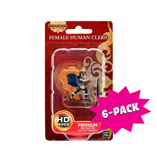 Pathfinder Battles: Premium Painted Figure: Human Cleric Female (Custom Painted)