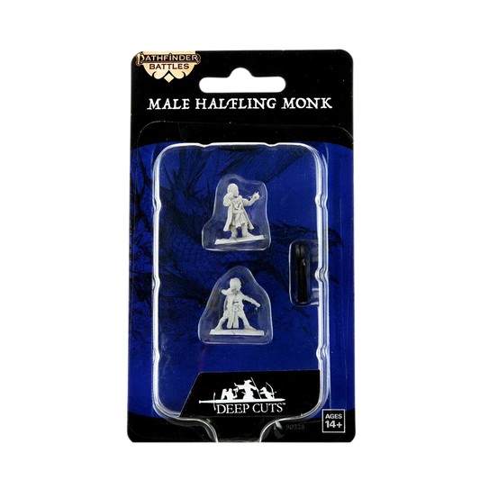 Pathfinder Deep Cuts: Halfing Monk Male (Custom Painted)
