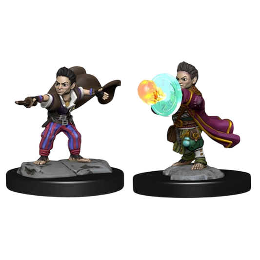 Pathfinder Deep Cuts: Halfling Wizard Male (Custom Painted)