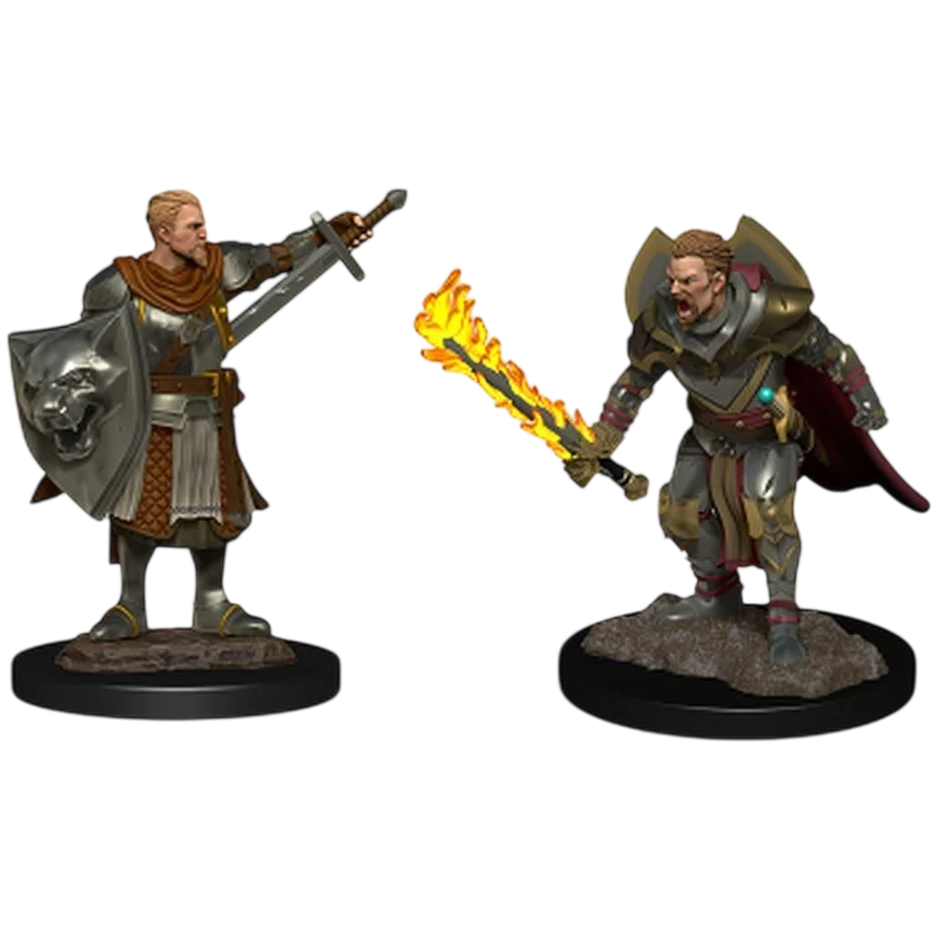Pathfinder Deep Cuts: Human Champion Male (Unpainted)