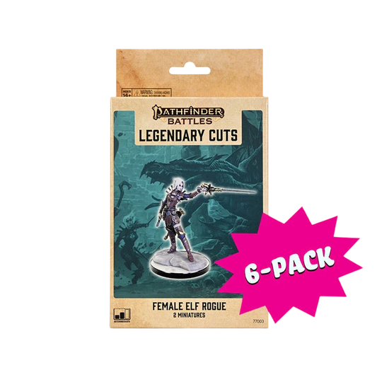 Pathfinder Legendary Cuts: Female Elf Rogue ( (Custom Painted)