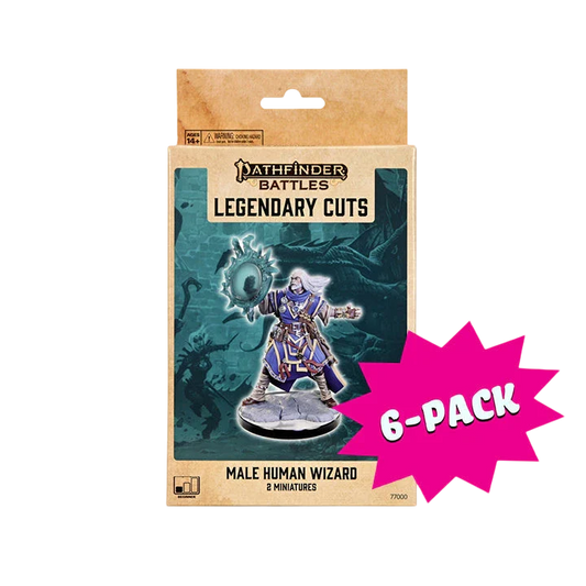 Pathfinder Legendary Cuts: Male Human Wizard ( (New in Box)